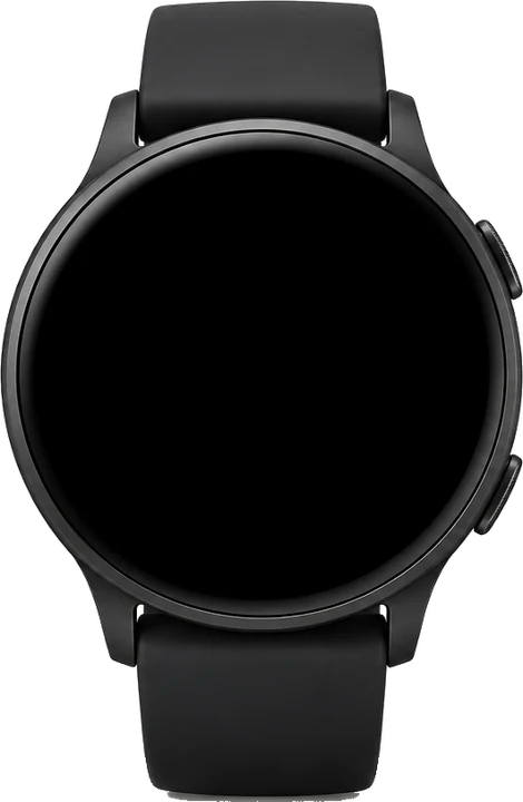 Reloj redondo con 98 % de oxígeno en sangre.